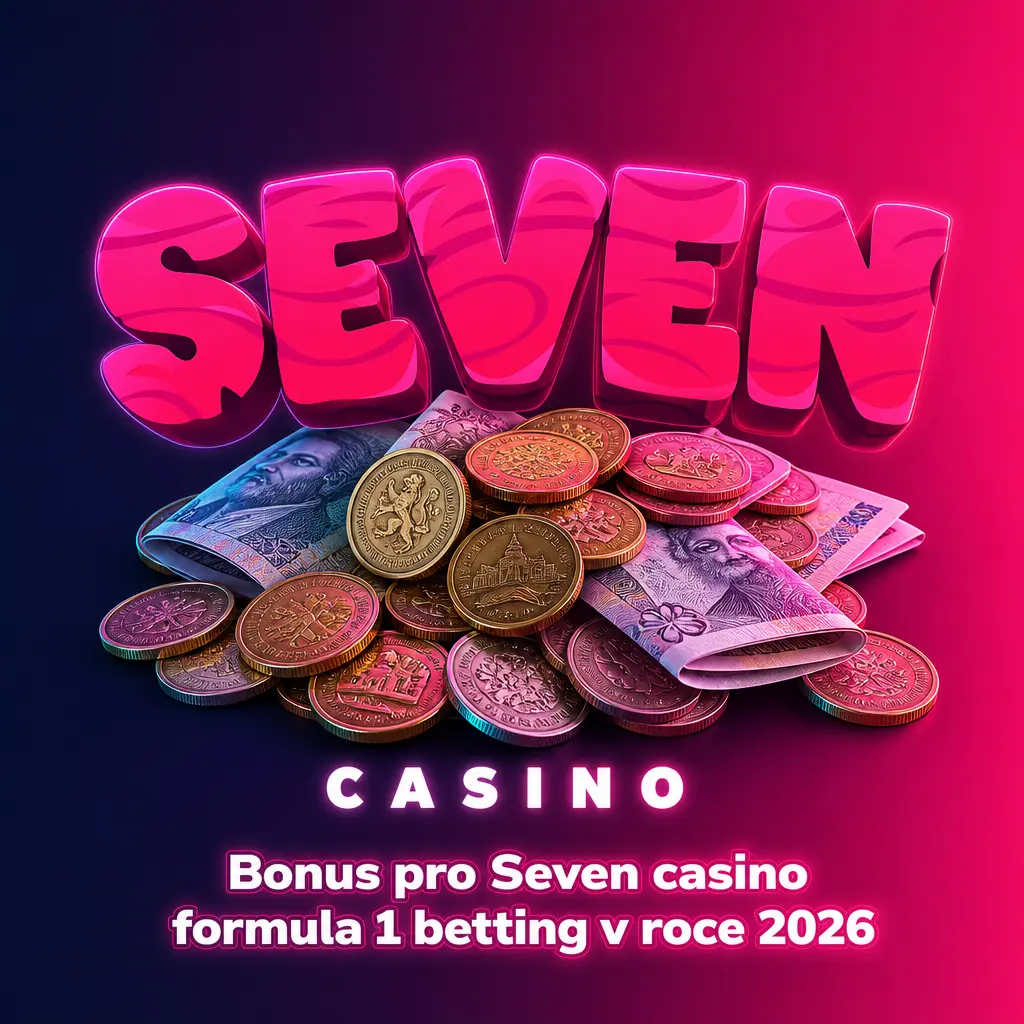 Uvítací bonus Seven Casino na sázení Formule 1 2026 až 5 000 Kč s kurzem od 1,50