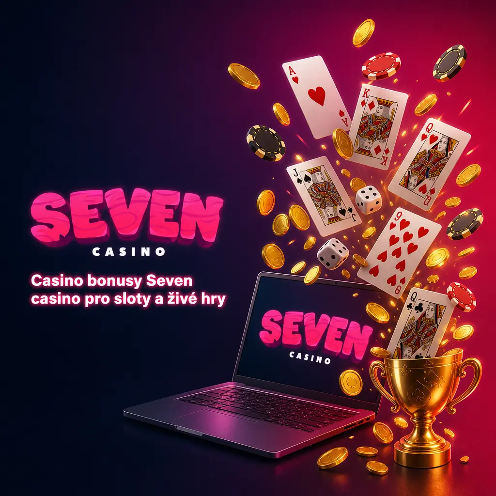 Přehled casino bonusů Seven casino pro sloty a živé hry včetně vkladů, free spinů, cashbacku a turnajů