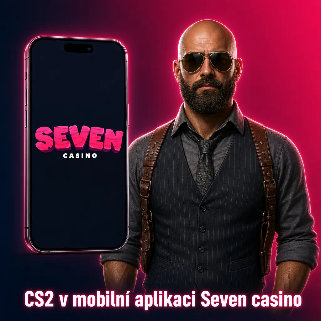 Mobilní aplikace Seven casino pro sázky na CS2, tiket, kurzy a live trhy v telefonu