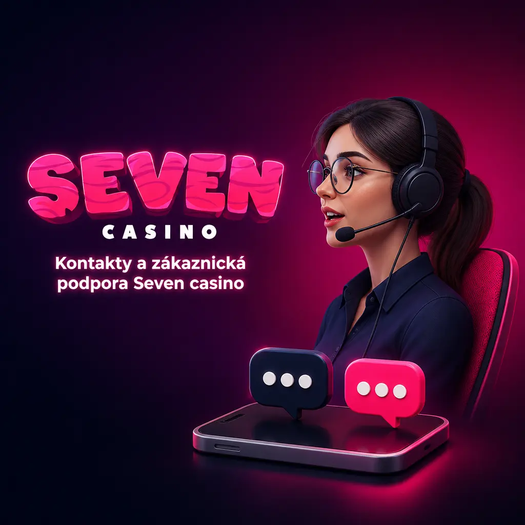 Kontakty na podporu Seven casino: live chat 24/7, e-mail a formulář v hráčském účtu