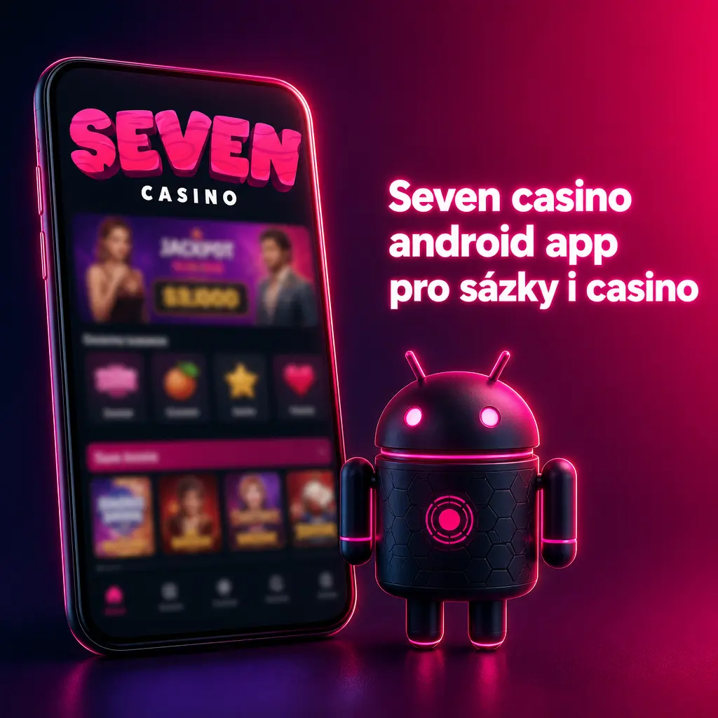 Seven casino Android aplikace pro mobilní sázky, automaty, stolní hry a živé kasino ke stažení