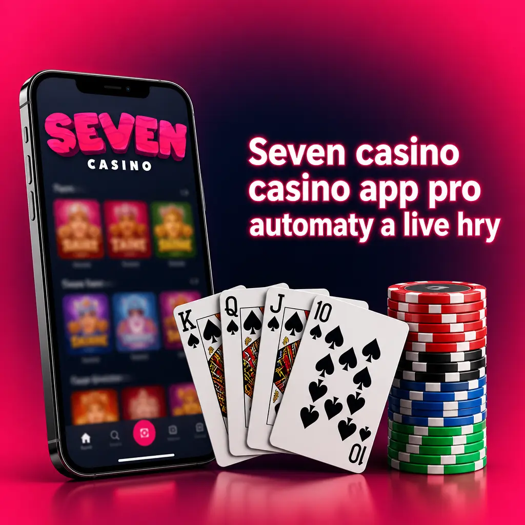 Aplikace Seven casino s automaty, živým kasinem, bonusy a turnaji v hlavní nabídce