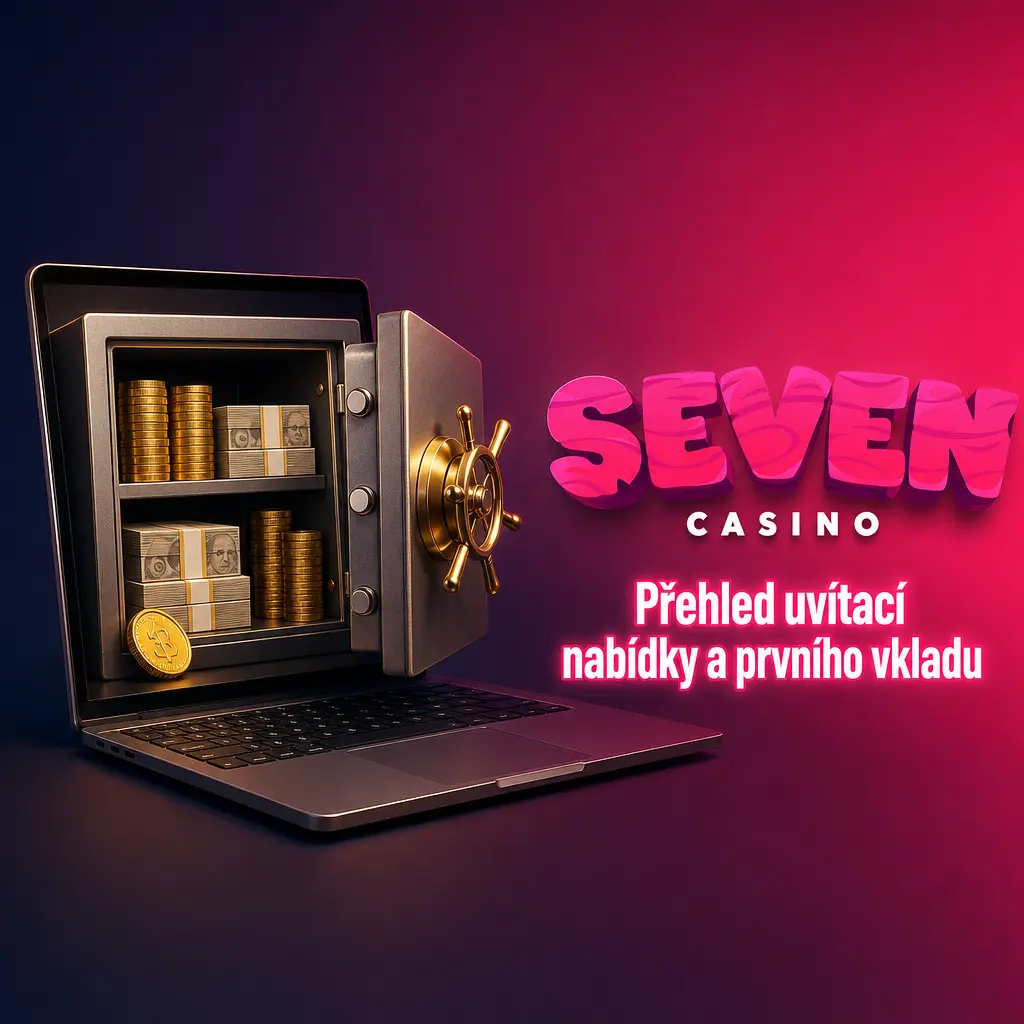 Tabulka uvítací nabídky kasina Seven: bonus za první vklad až 450 % a maximálně 7 500 EUR
