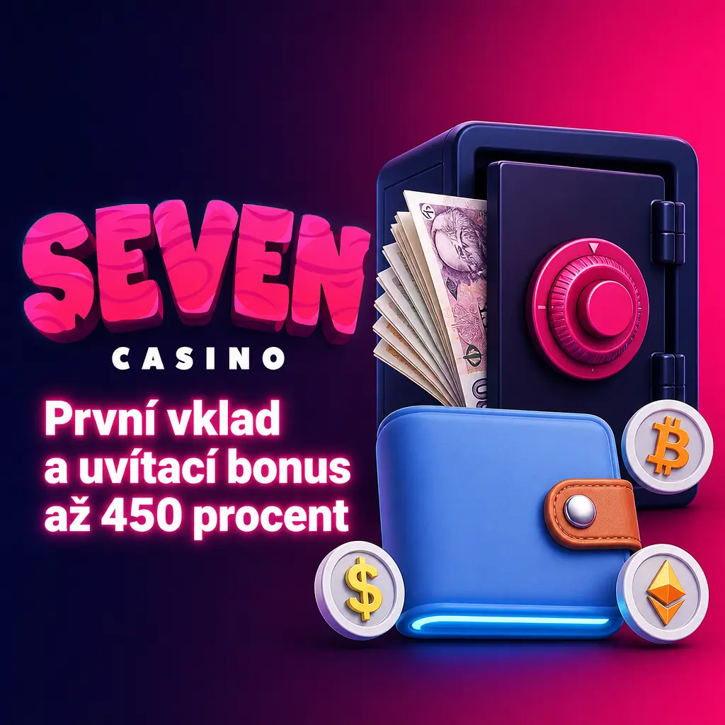 Uvítací bonus kasina Seven až 450 % k prvnímu vkladu, maximálně 7 500 EUR