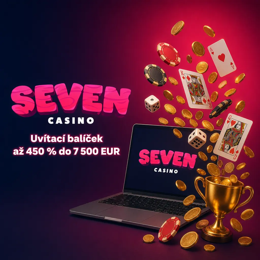 Uvítací bonus Seven Casino až 450 % do 7 500 EUR pro nové hráče v roce 2026