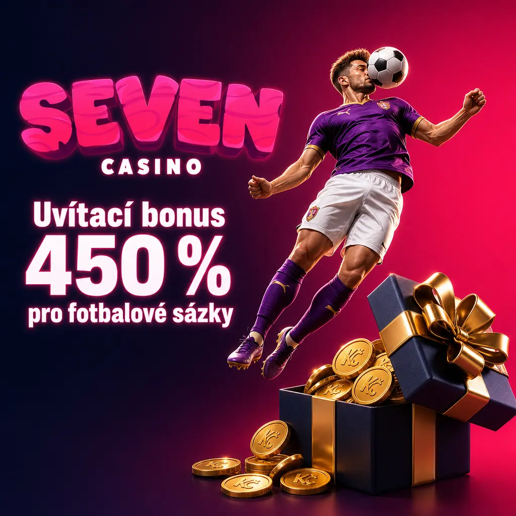 Uvítací bonus Seven až 450 % do 7 500 EUR pro nové hráče na fotbalové sázky