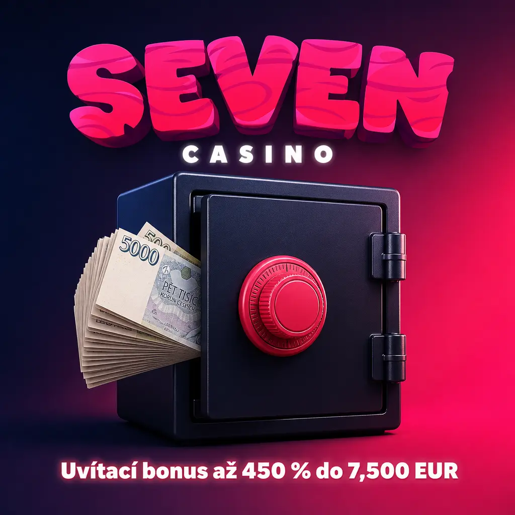 Uvítací bonus Seven Casino až 450 % do 7 500 EUR pro nové hráče z Česka