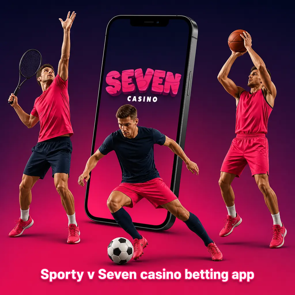 Sporty v aplikaci Seven casino: fotbal, hokej, tenis, basketbal, živé sázky a přenosy zápasů