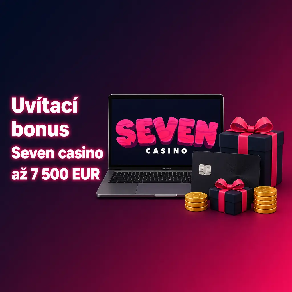 Uvítací bonus Seven Casino až 7 500 EUR a 450 % po registraci s tlačítkem Získat bonus