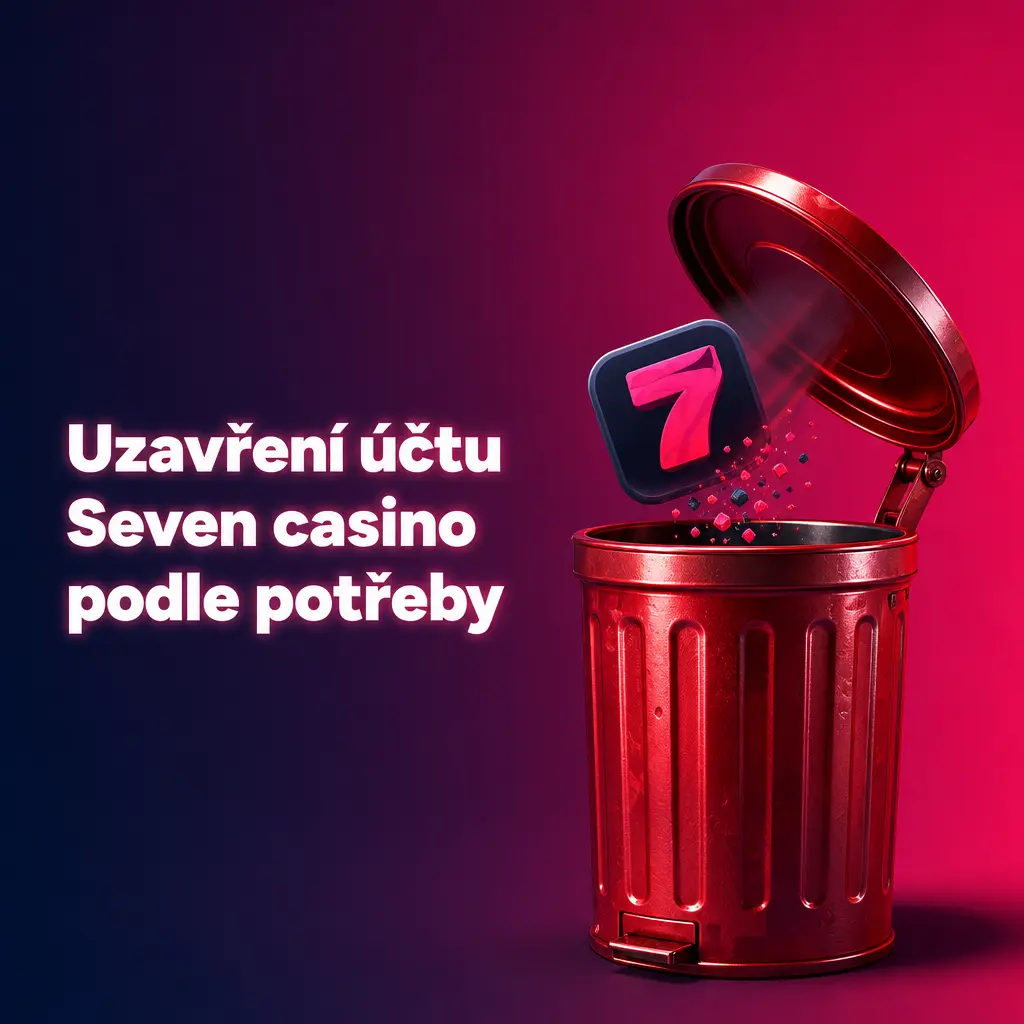 Postup uzavření účtu v kasinu Seven s kontrolou zůstatku, bonusů a kontaktováním podpory