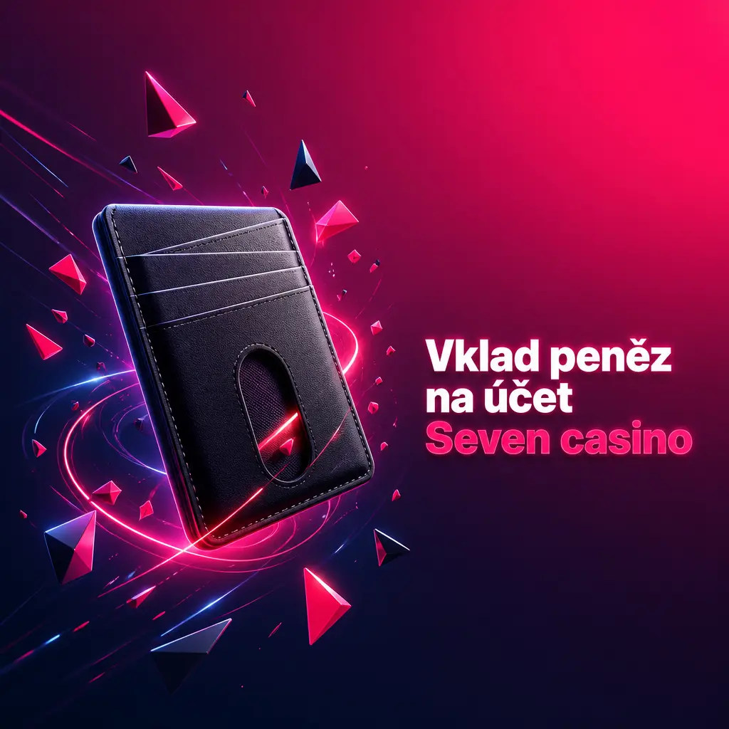 Pokladna Seven casino pro vklad peněz s výběrem platební metody, částky a kontrolou zůstatku