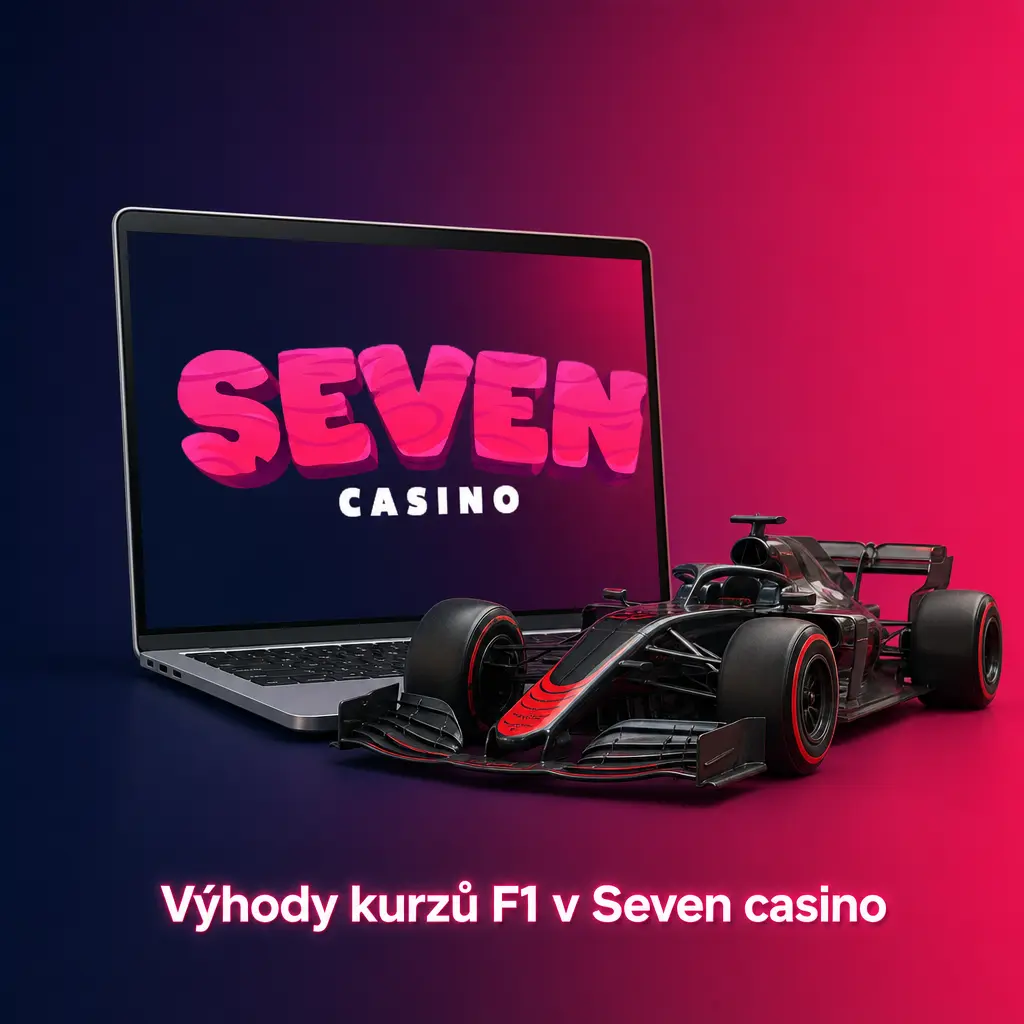 Kurzy na Formuli 1 v Seven casino s tikety v CZK, live sázkami a mobilní aplikací